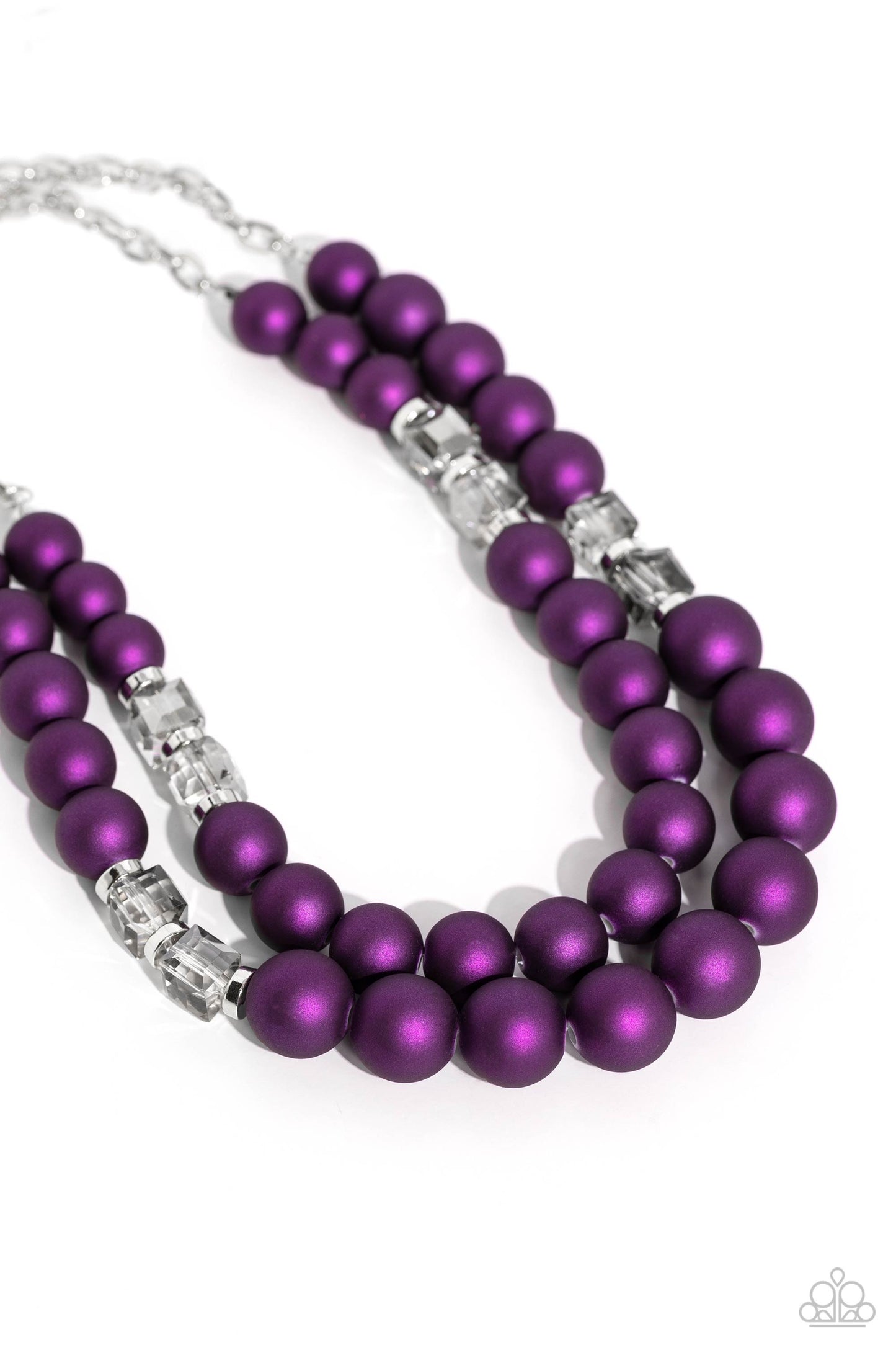 Shopaholic Season - Purple Necklace and Shopaholic Showdown - Purple Bracelet Set