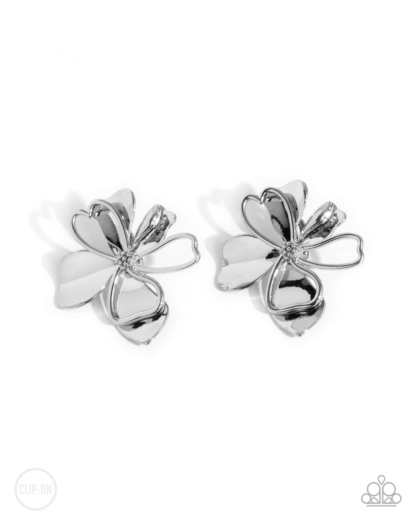 Sweetness and Light - Silver - Paparazzi Earrings