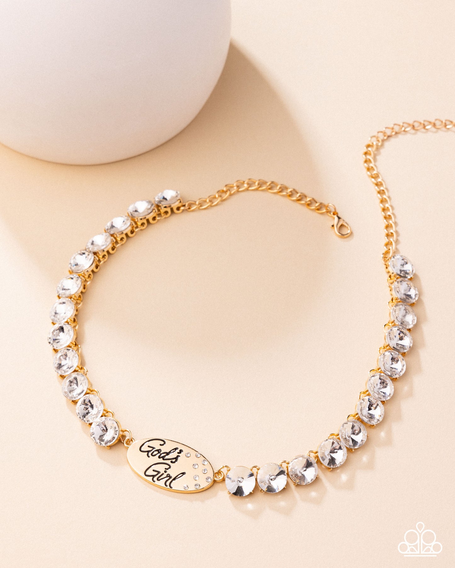 God's Girl - Gold - Paparazzi Choker Necklace