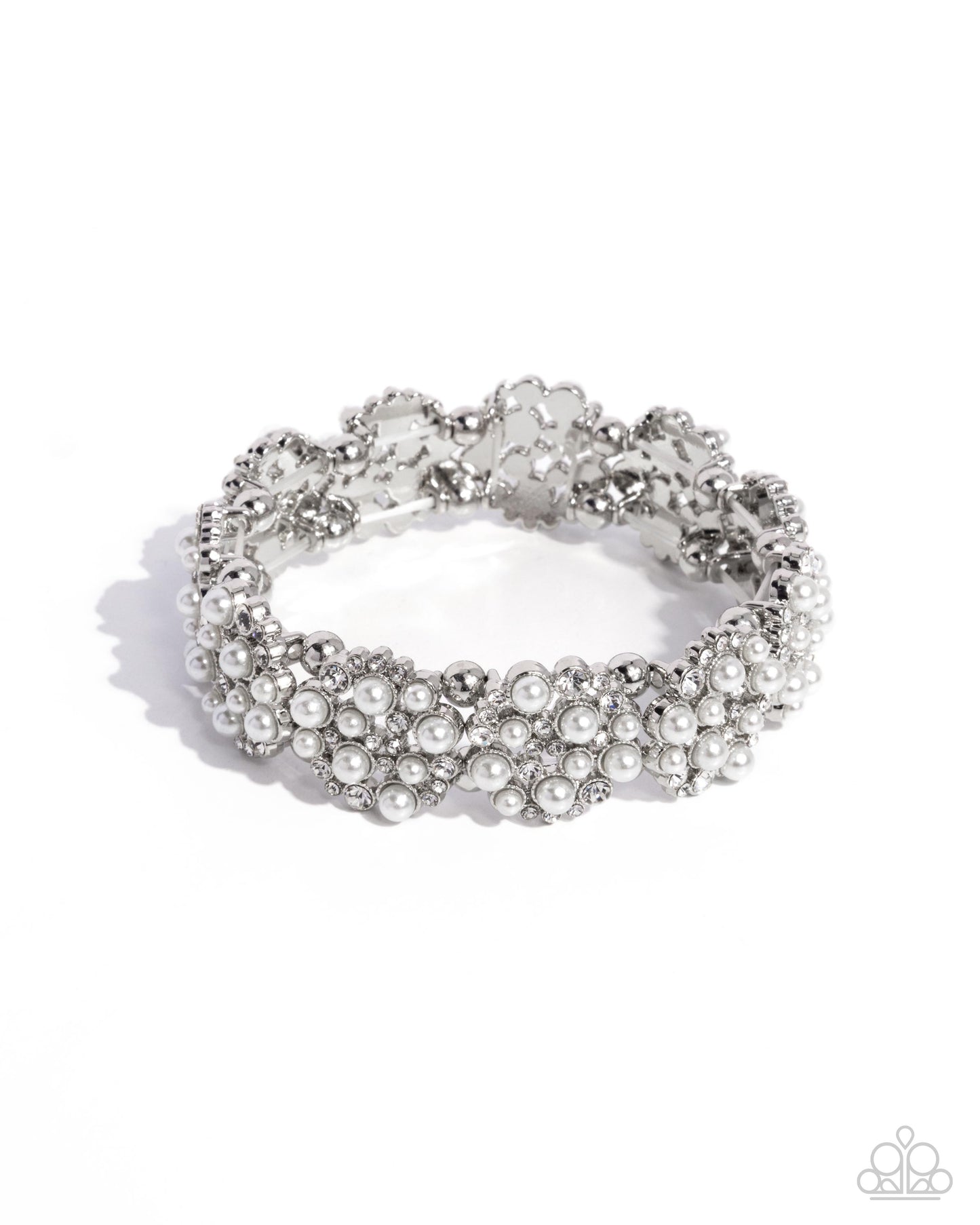 Were You Dazzled? - White - Paparazzi Bracelet
