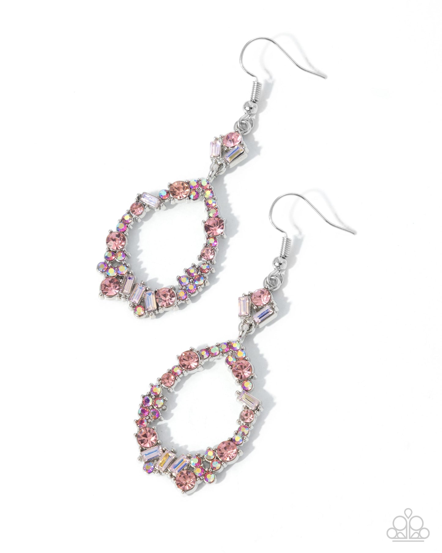 Poppin Pizzazz - Pink - Paparazzi Earrings