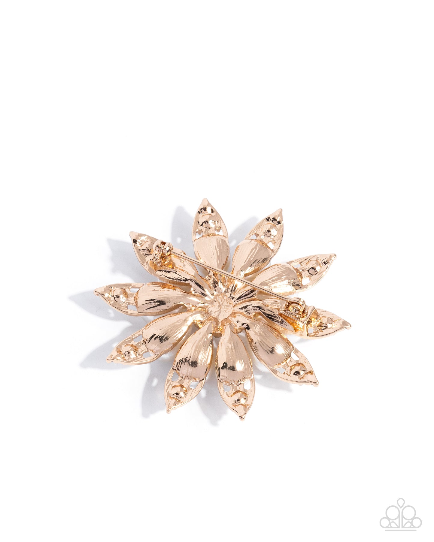 Coming Soon - Timeless Tribute - Gold - Paparazzi Brooch