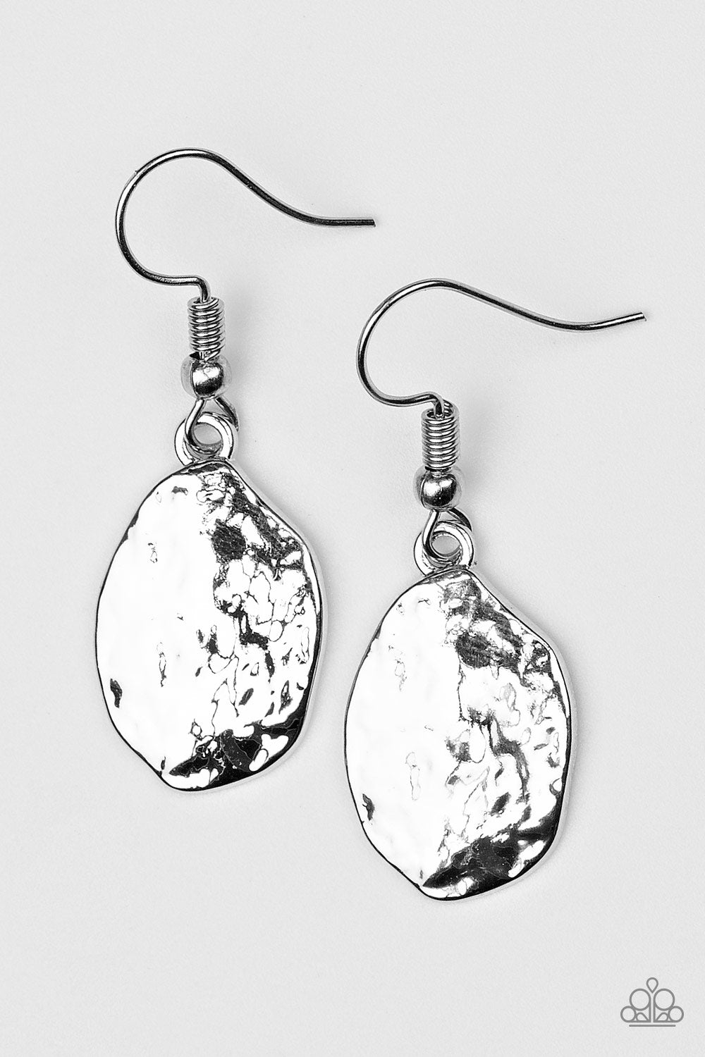 Terra Treasure - Silver Fish Hook Earrings