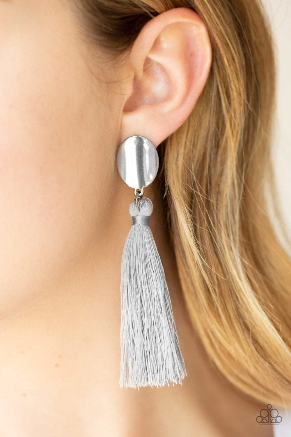 Va Va Plume - Silver Earrings