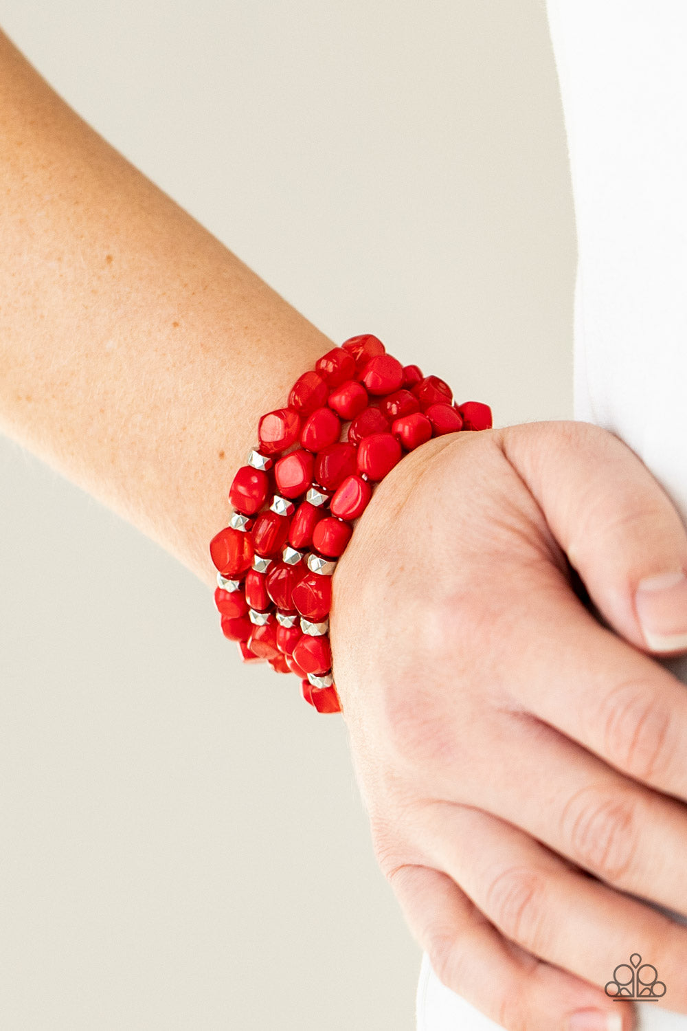 Nice GLOWING! - Red - Paparazzi Bracelets