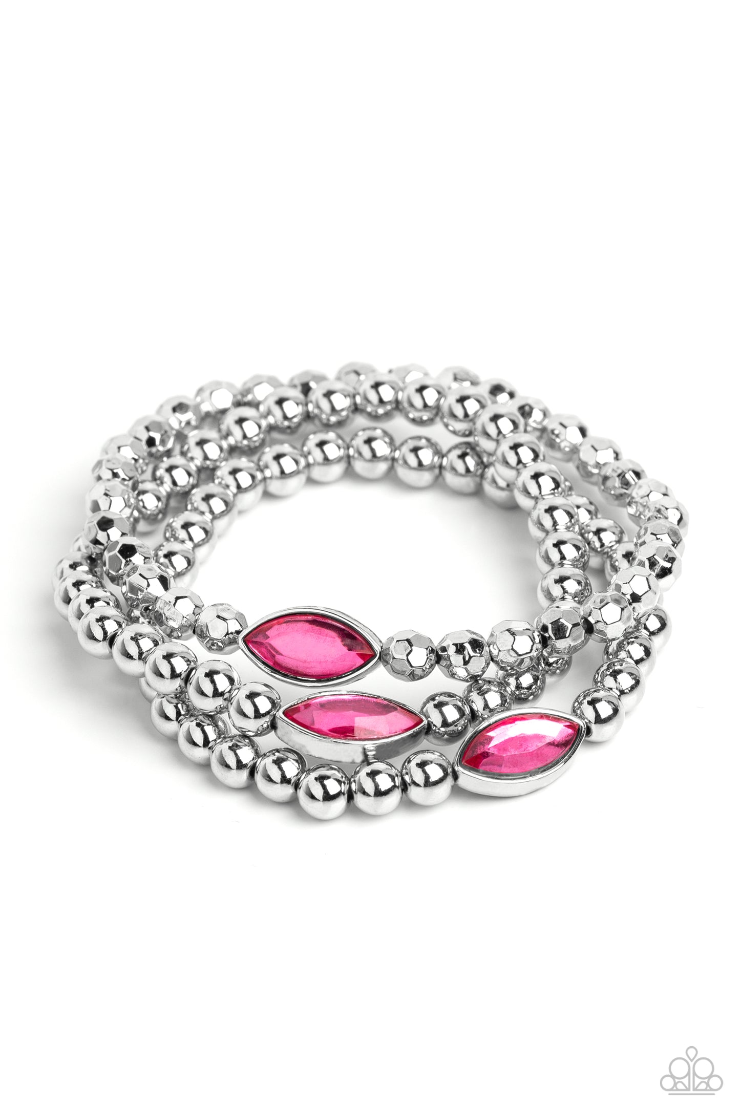 Twinkling Team - Pink - Paparazzi Bracelet