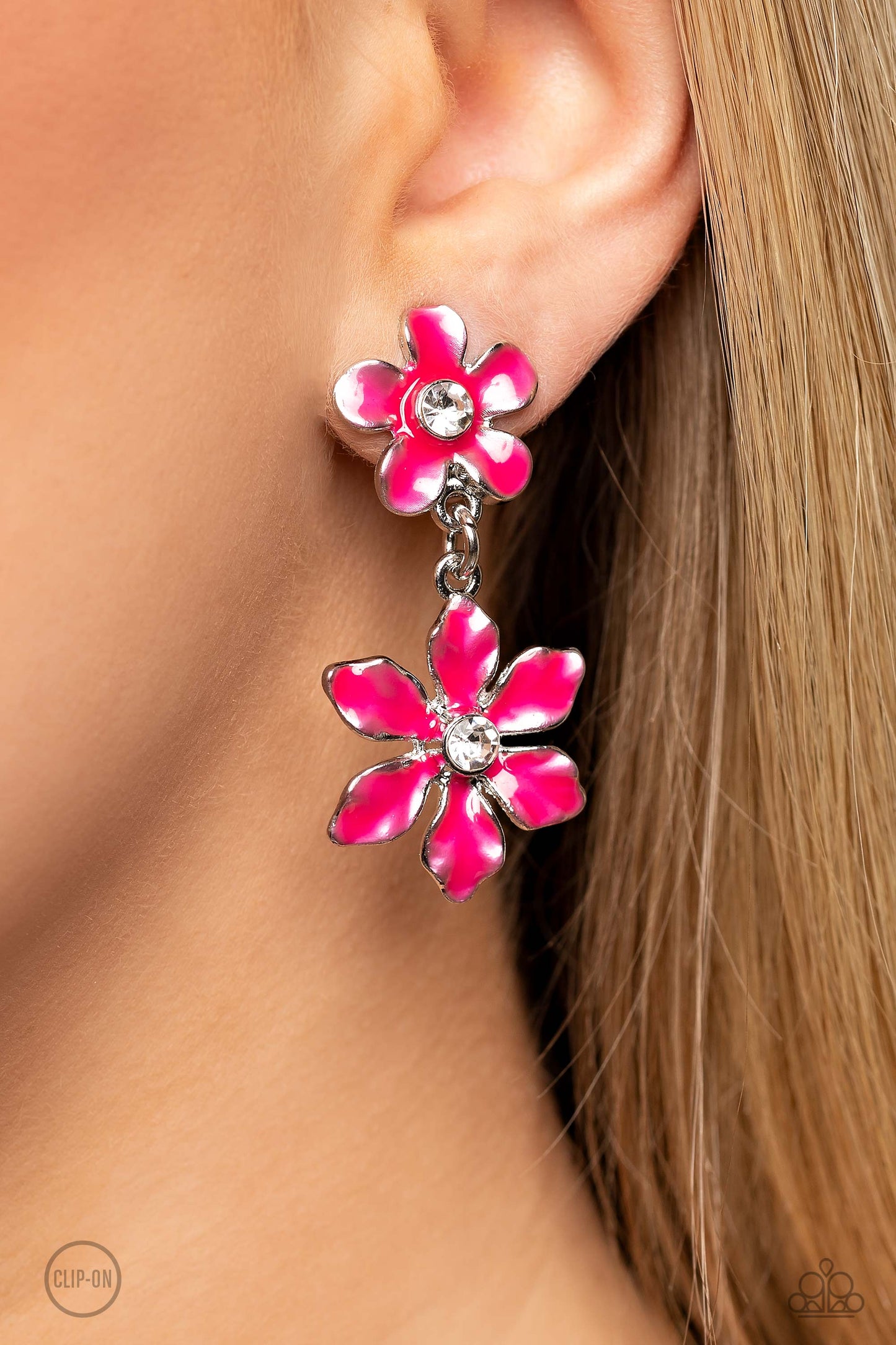 Transparent Talent - Pink - Paparazzi Earrings