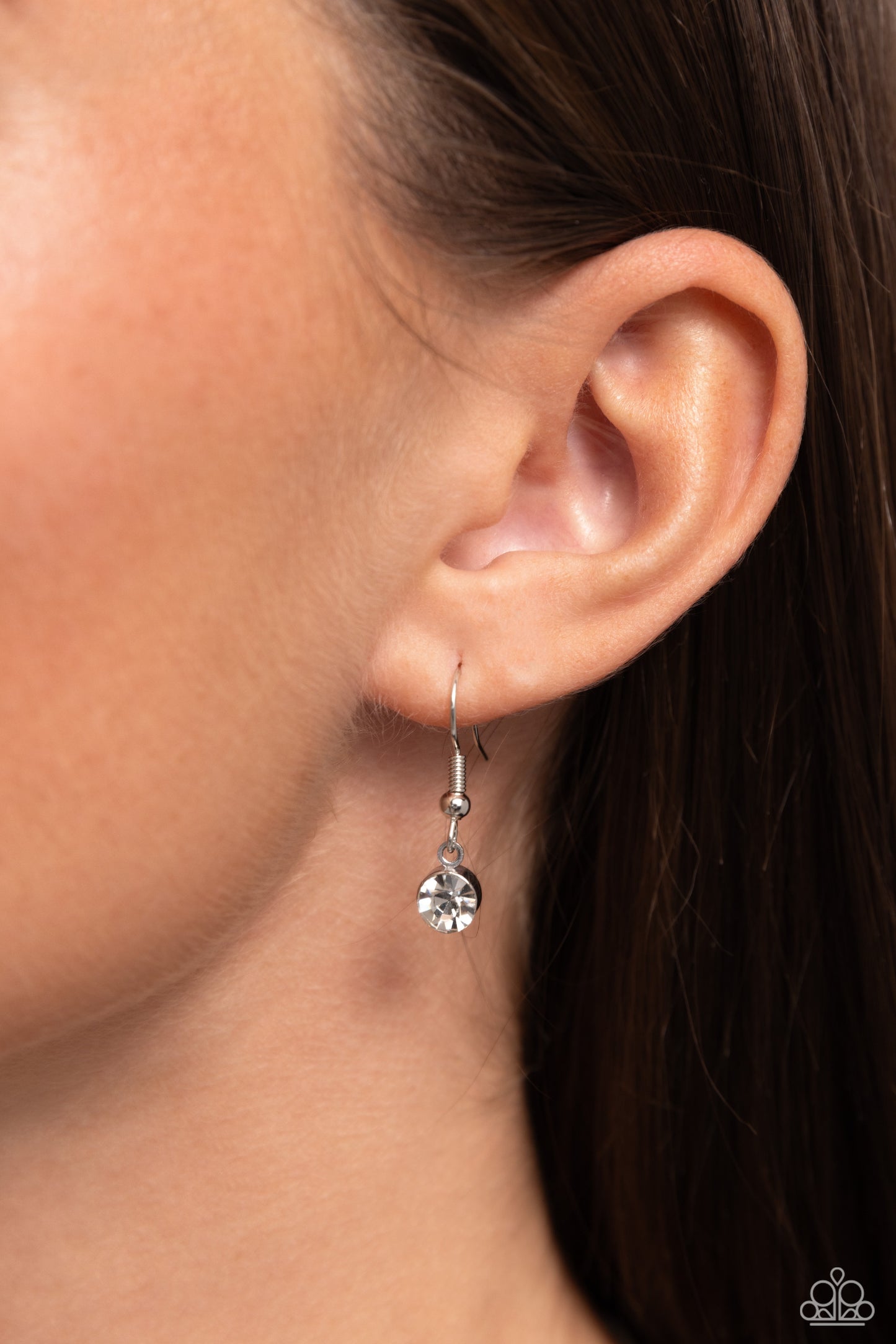 Tastefully Transparent - Silver - Paparazzi Necklace