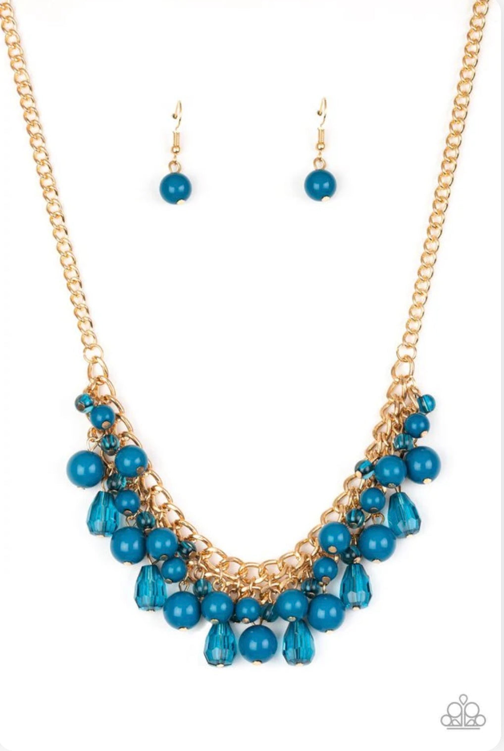 Tour de Trendsetter - Blue - Paparazzi Necklace