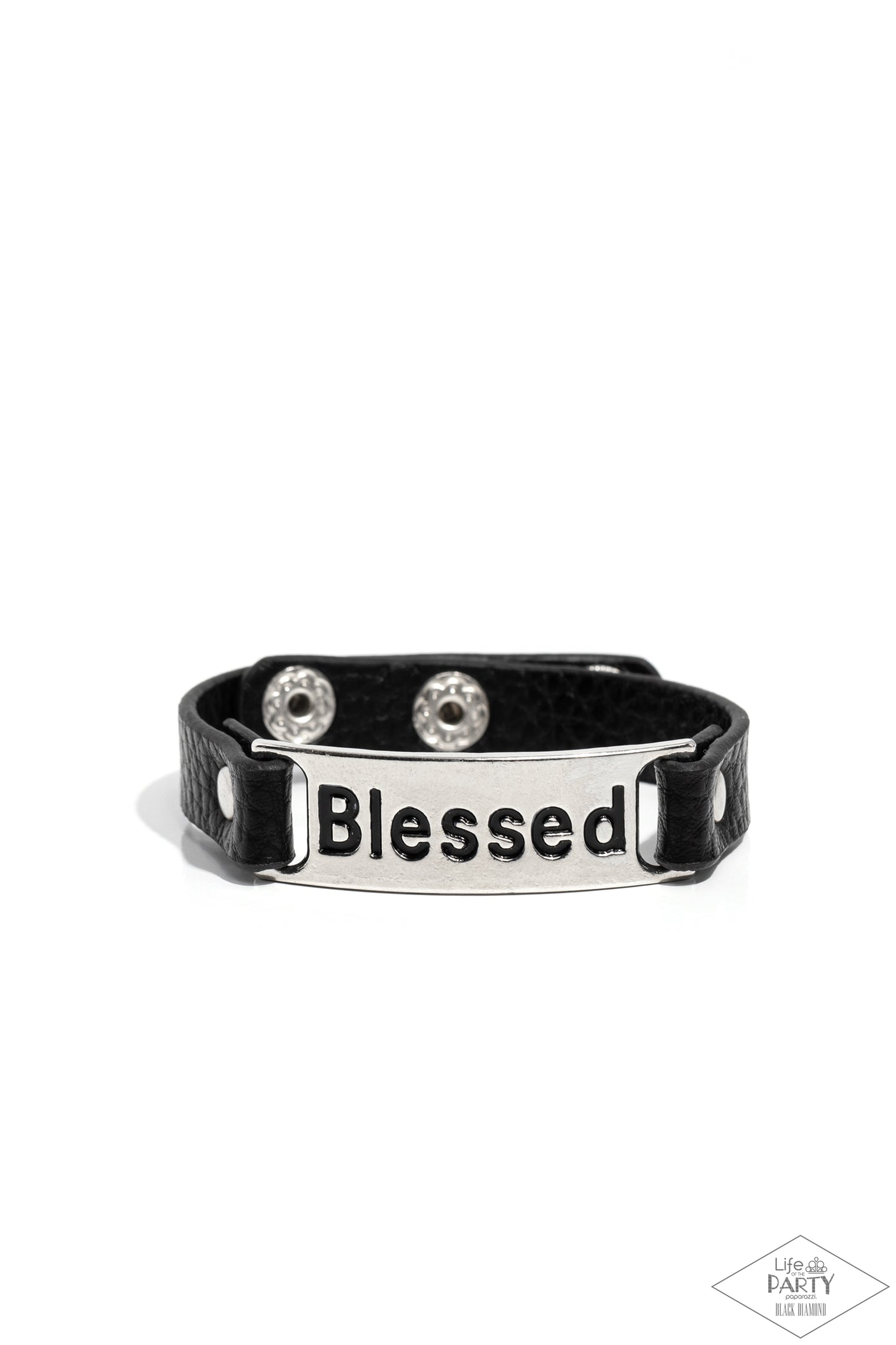 Count Your Blessings - Black - Paparazzi Bracelet (2023 Black Diamond LOP)