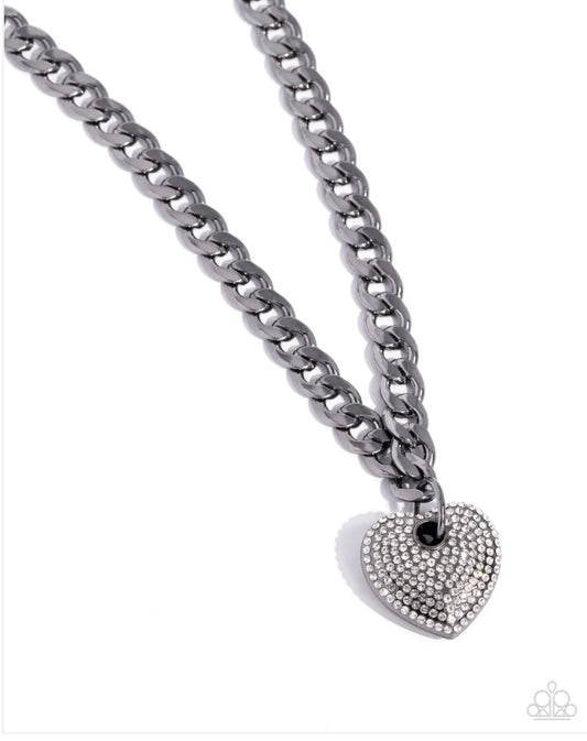 Ardent Affection - Black - Paparazzi Necklace