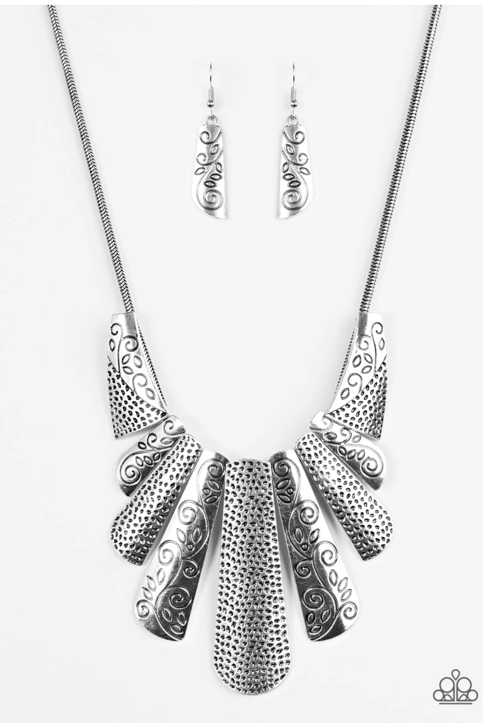 Untamed - Silver - Paparazzi Necklace