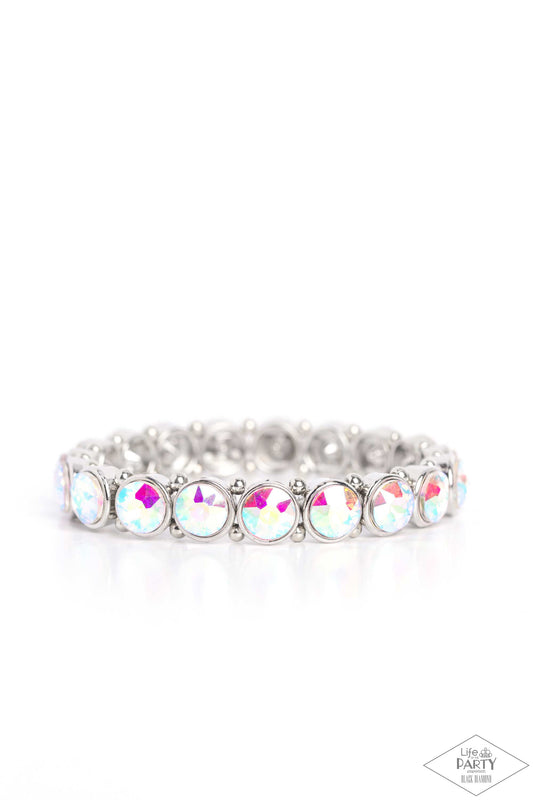 Sugar-Coated Sparkle - Multi Paparazzi Bracelet (2022 LOP Black Diamond)