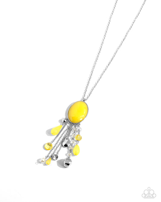 Whimsical Wishes - Yellow - Paparazzi Necklace