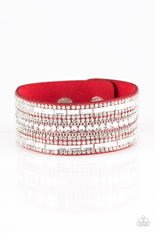 Rebel Radiance - Red - Paparazzi Bracelet