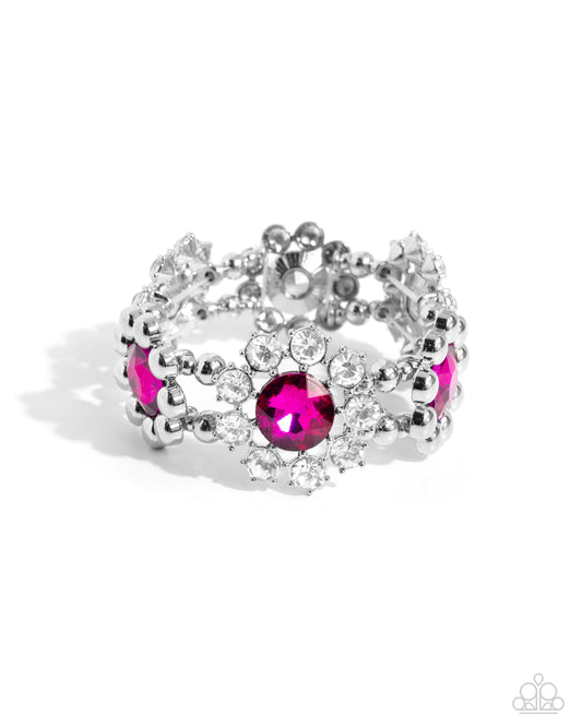 Pact of Petals - Pink - Paparazzi Bracelet