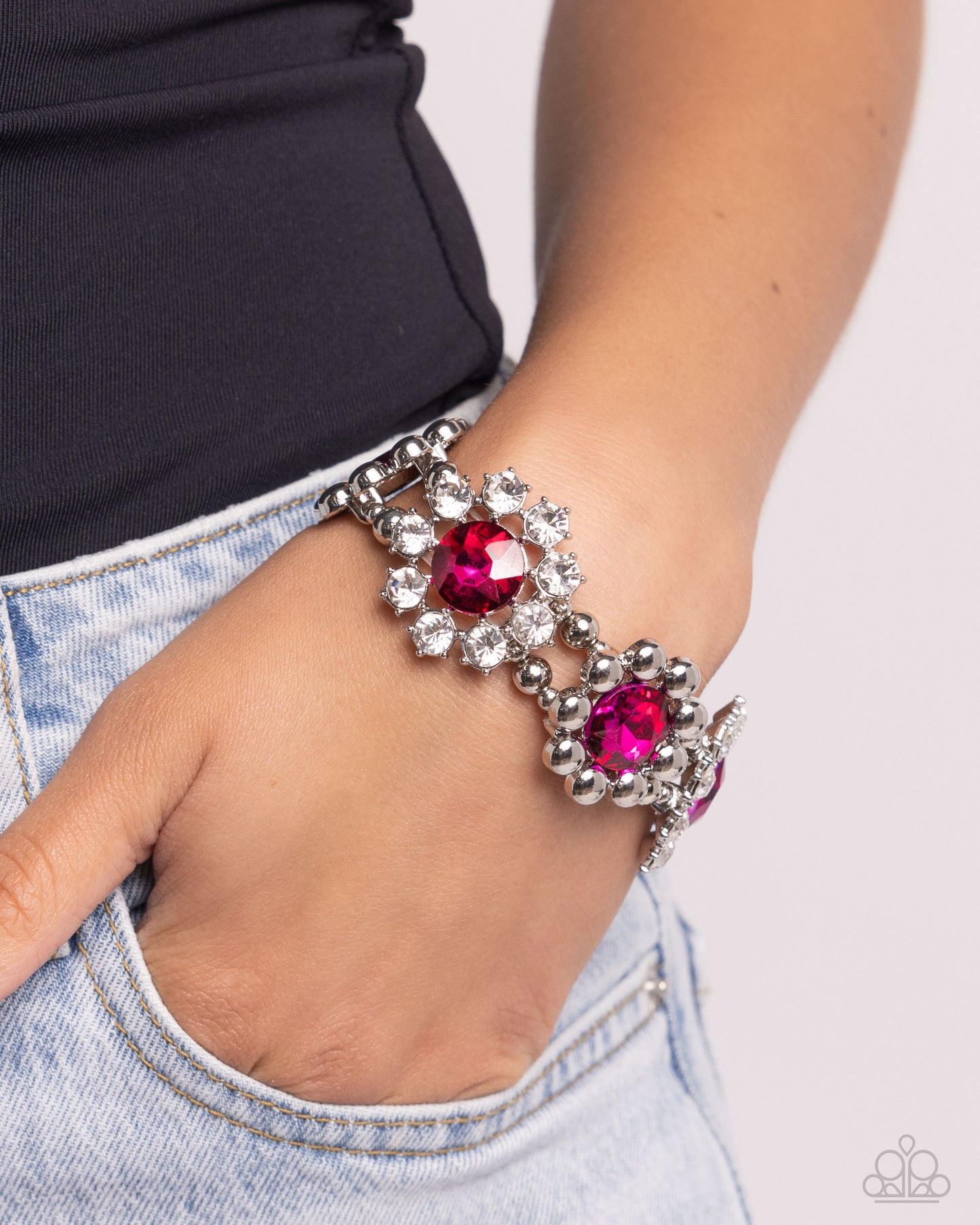 Pact of Petals - Pink - Paparazzi Bracelet