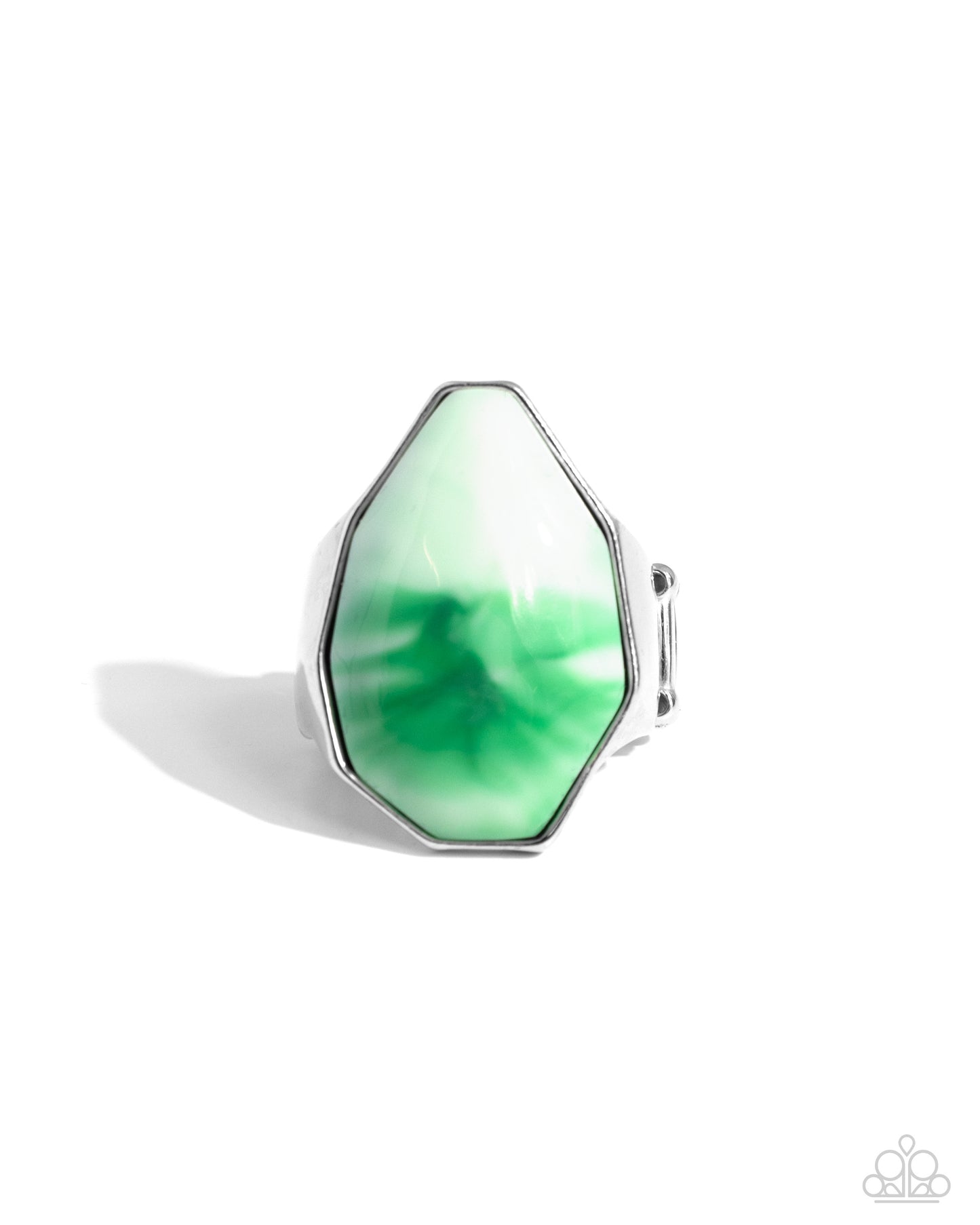 Never Say TIE DYE - Green - Paparazzi Ring