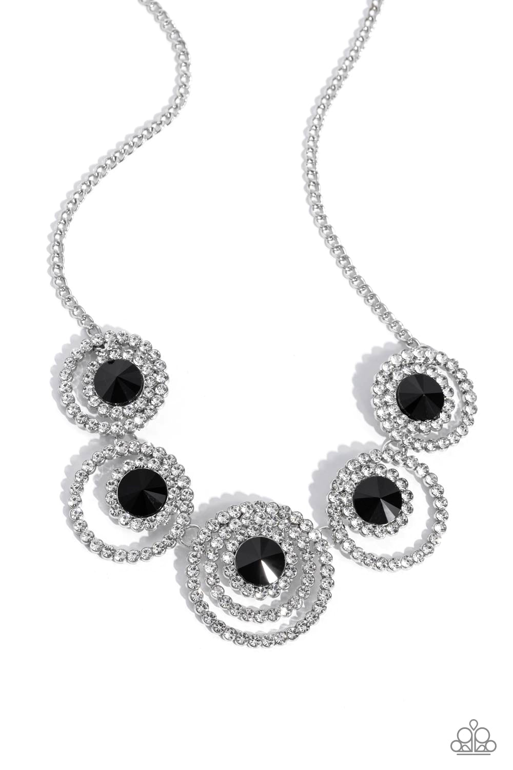 Dramatic Darling - Black - Paparazzi Necklace