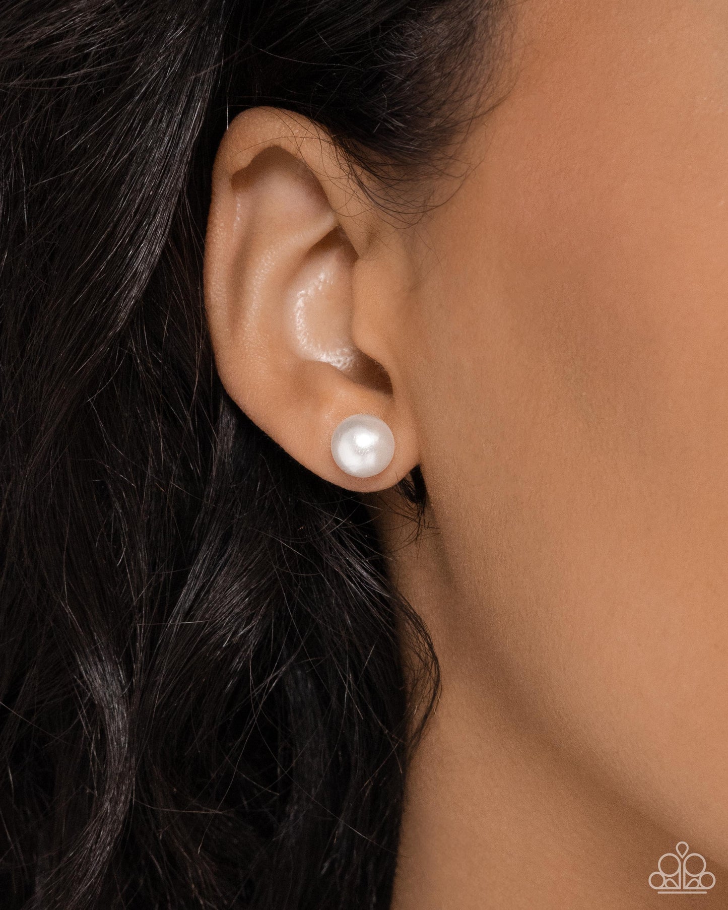 Breathtaking Birthstone - White - Paparazzi Earrings