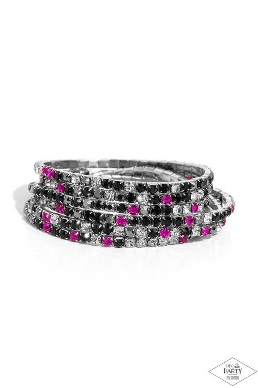 Rock Candy Range - Multi - Paparazzi Bracelet (2023 Pink LOP)