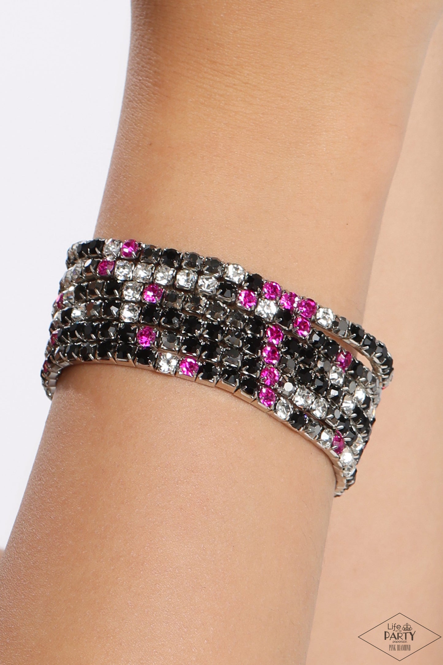 Rock Candy Range - Multi - Paparazzi Bracelet (2023 Pink LOP)