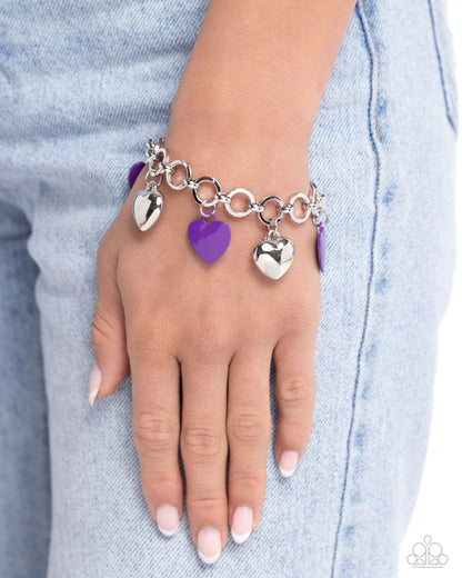 Whole Lotta Love - Purple - Paparazzi Bracelet