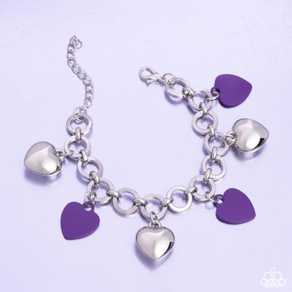 Whole Lotta Love - Purple - Paparazzi Bracelet