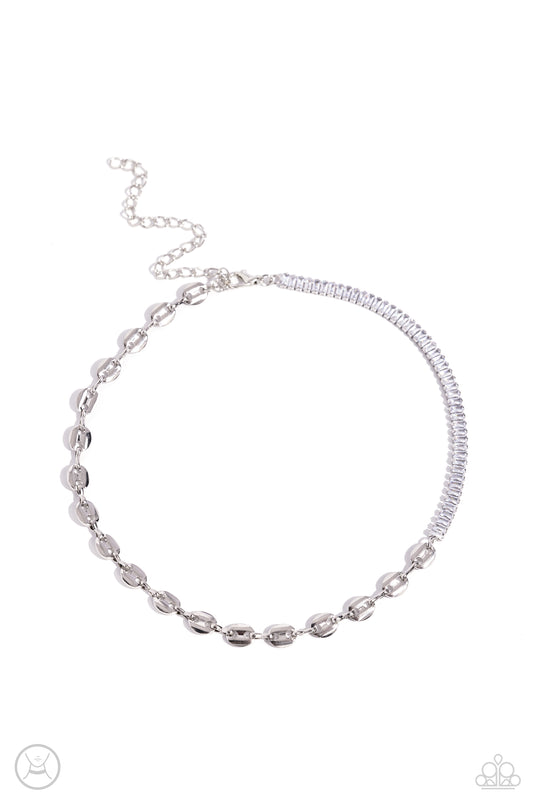 Dream Duo - Silver - Paparazzi Necklace