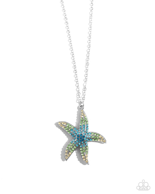 Starfish Staycation - Blue - Paparazzi Necklace