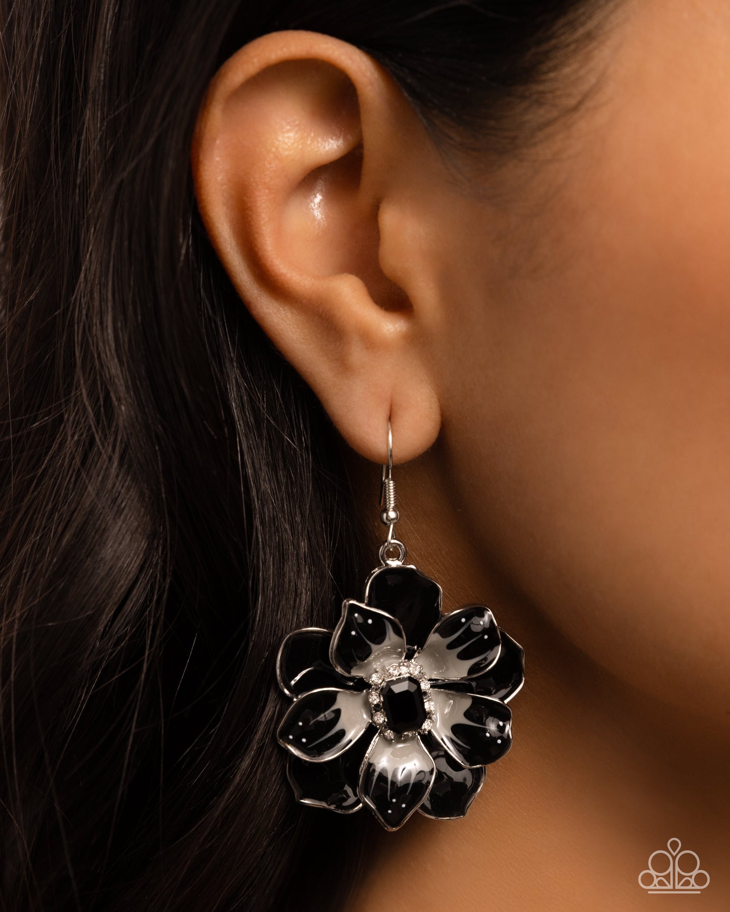 Tropical Treasure - Black - Paparazzi Earrings