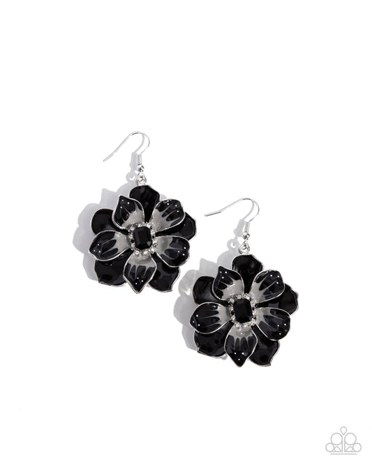 Tropical Treasure - Black - Paparazzi Earrings