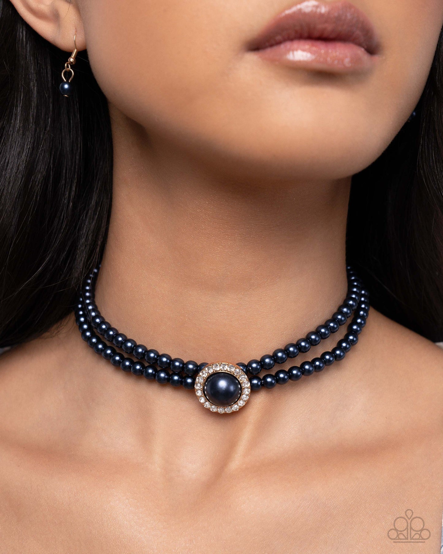 Valuable Verdict - Blue Necklace and Valuable Victor - Blue Bracelet Set