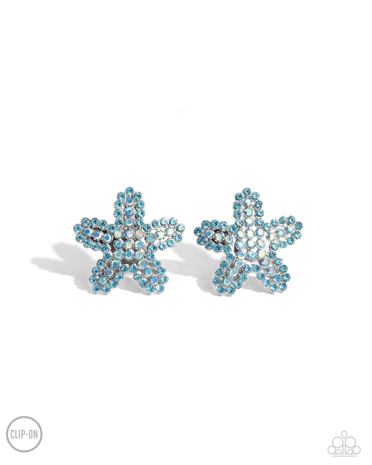 Starfish Serenade - Blue - Paparazzi Earrings