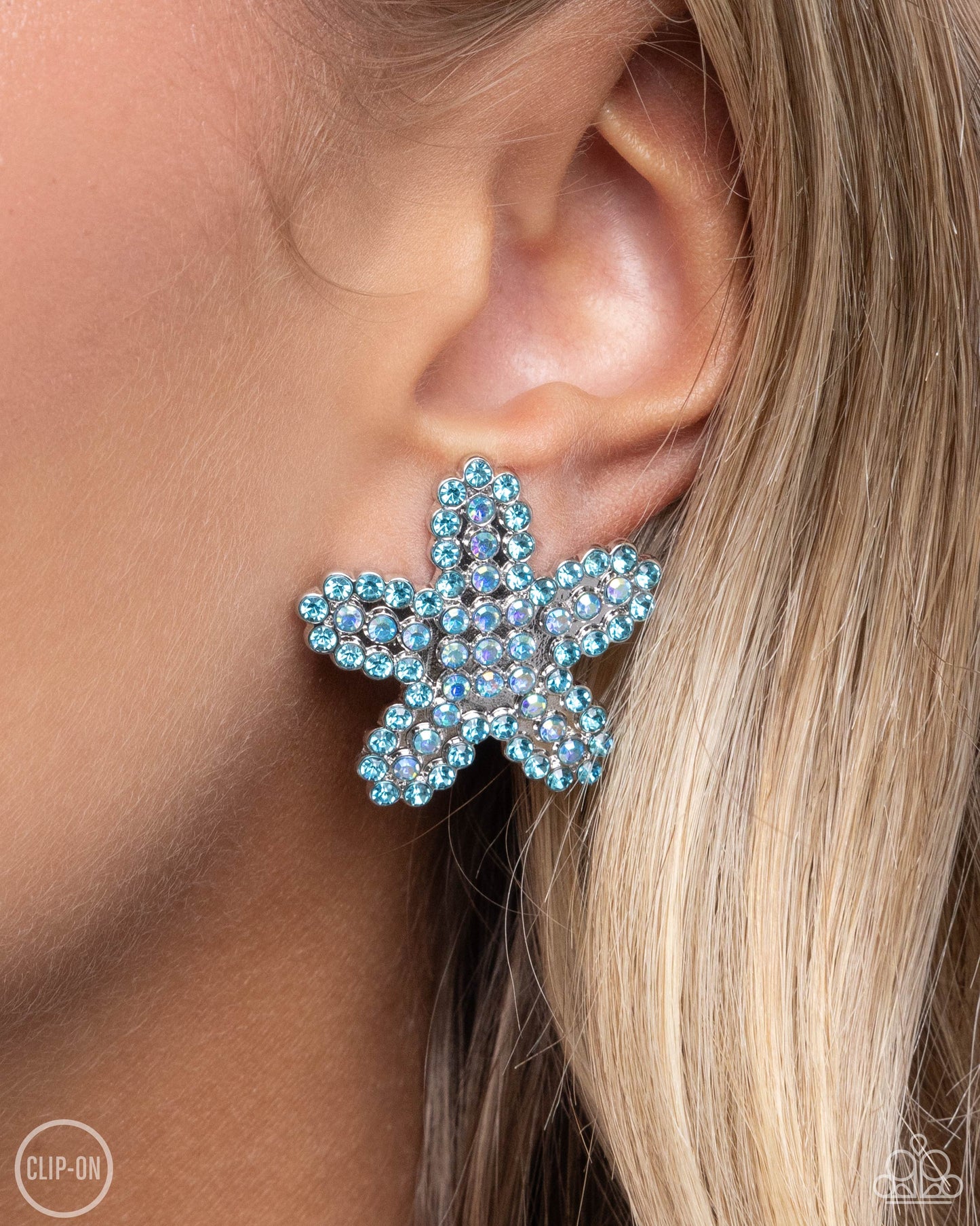 Starfish Serenade - Blue - Paparazzi Earrings