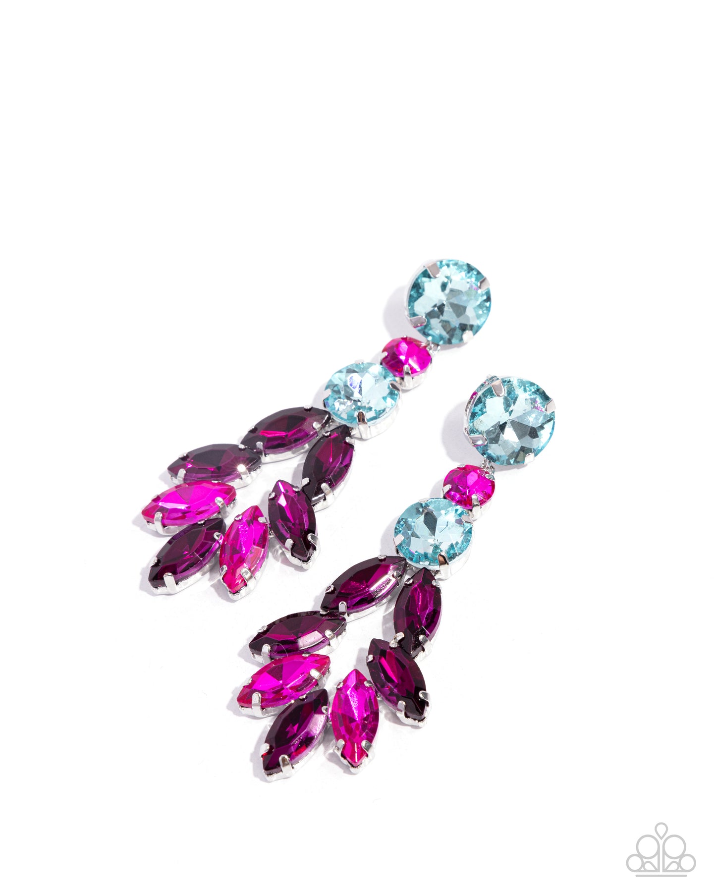 Cascading Cache - Multi - Paparazzi Earrings