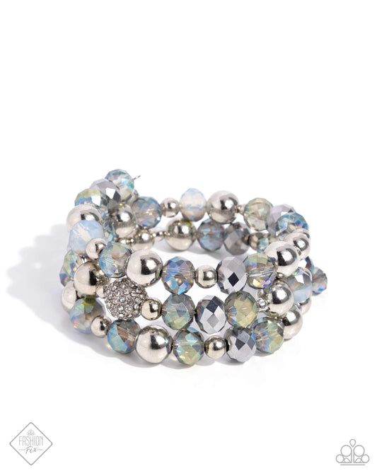 Ignited Independence - Silver - Paparazzi Bracelet (2024 July FF)