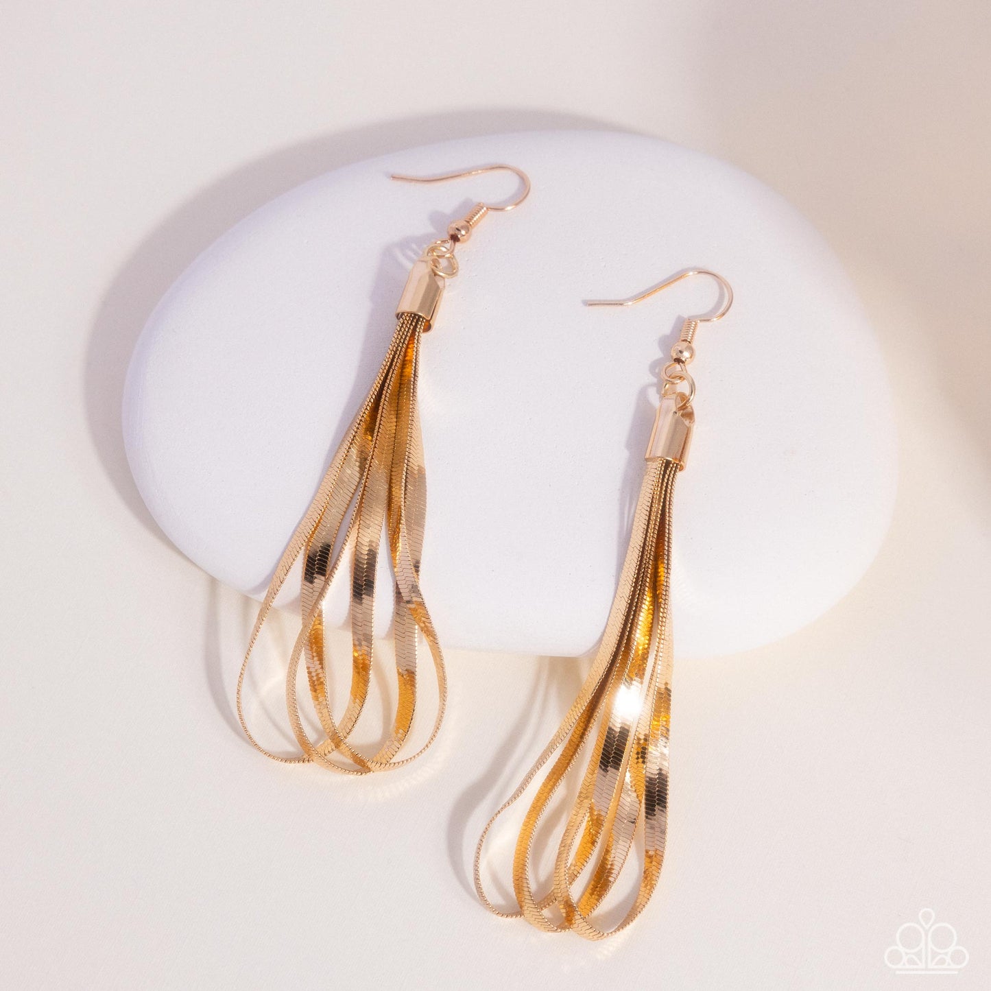 Keen Keepsake - Gold - Paparazzi Earrings