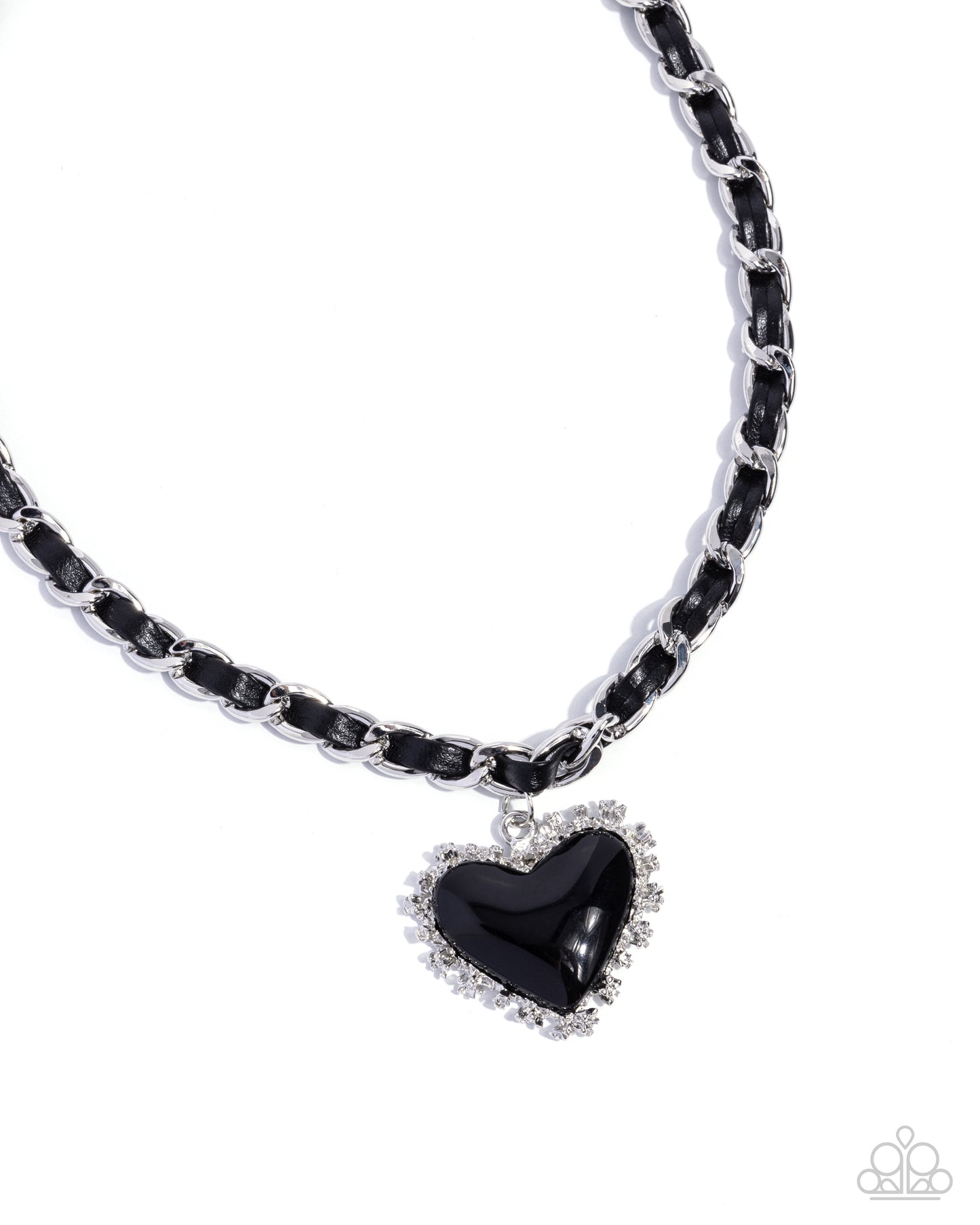 Austere Attraction - Black - Paparazzi Necklace