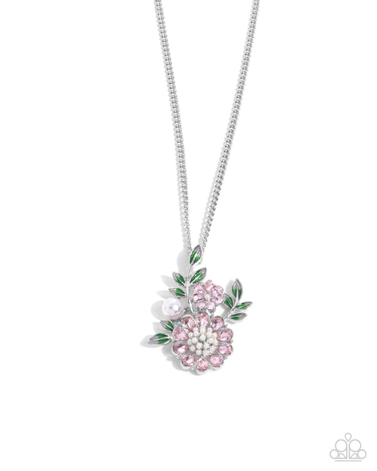 Botanical Bunch - Pink - Paparazzi Necklace