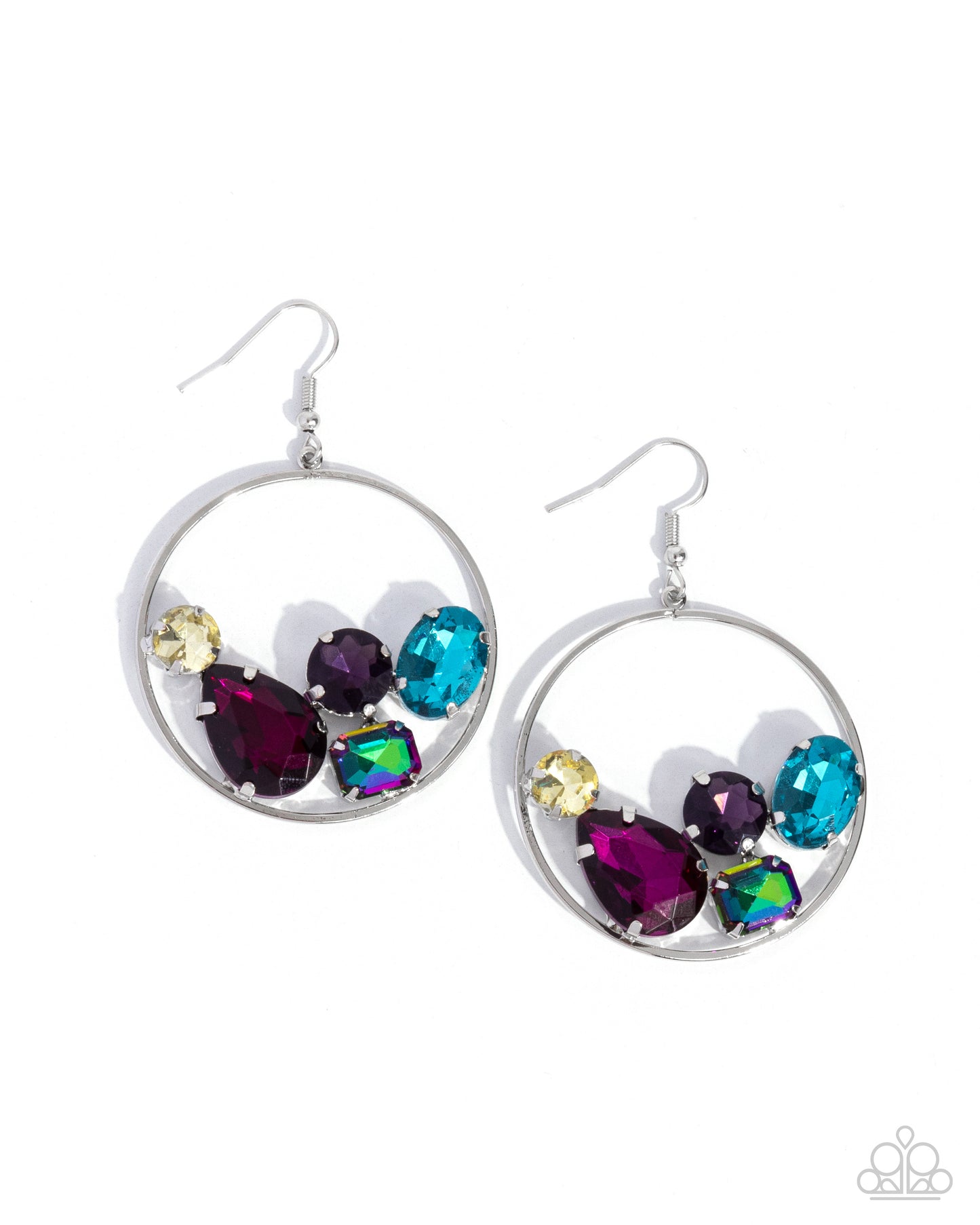 Treasure Timbre - Multi - Paparazzi Earrings