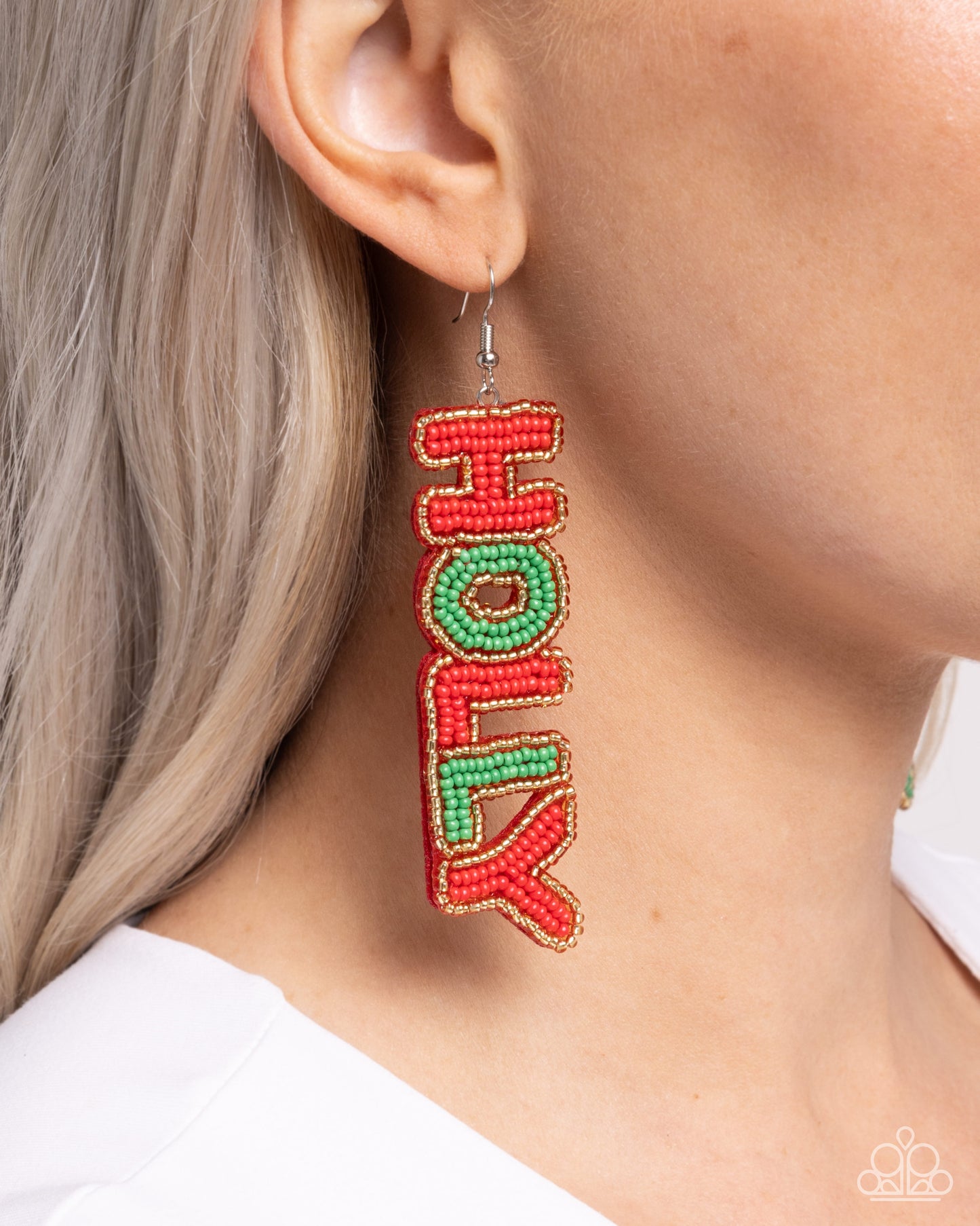 Jolly Holiday - Multi - Paparazzi Earrings