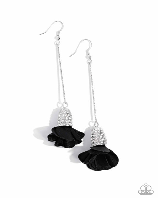 Drop Dead Dazzle - Black - Paparazzi Earrings