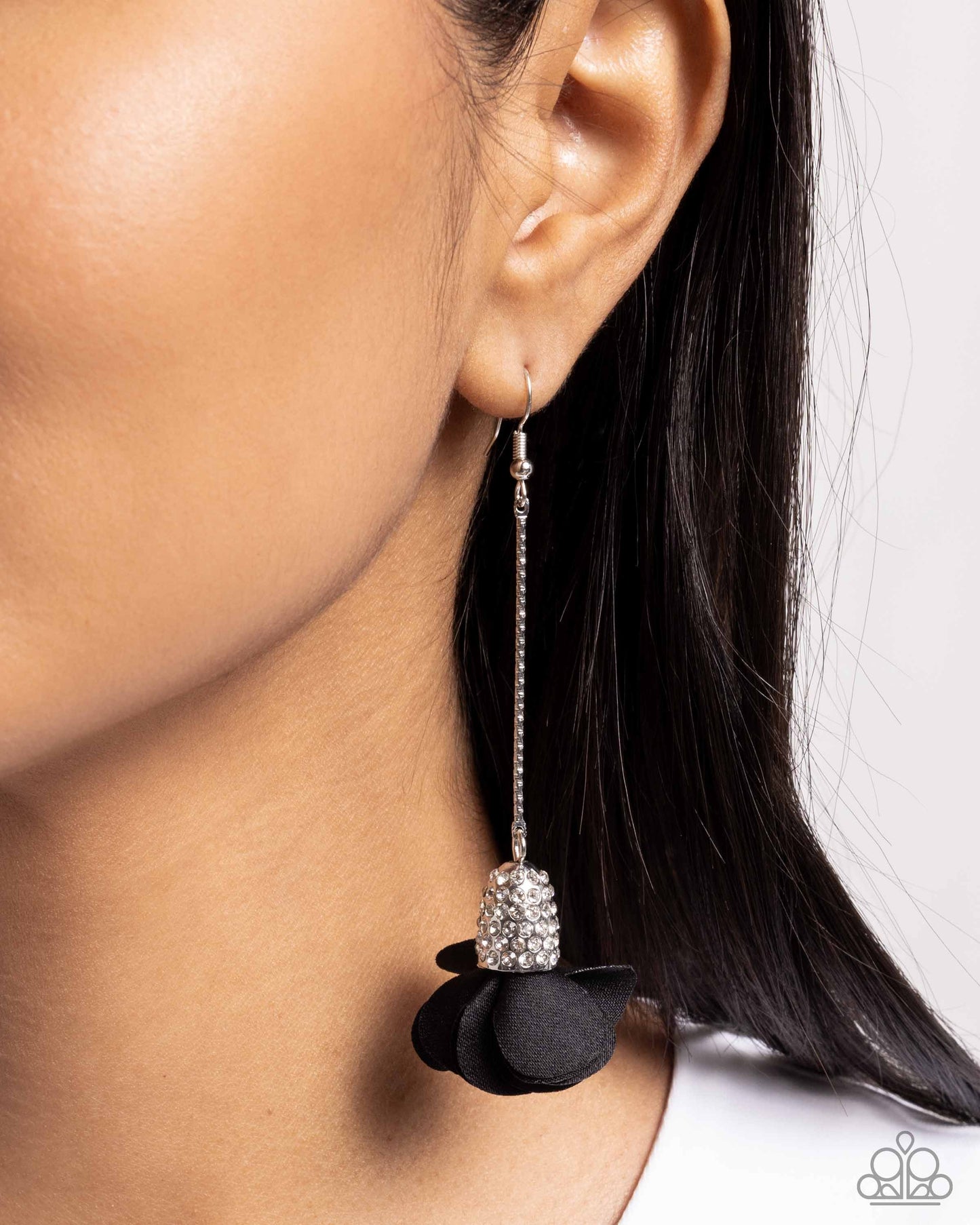 Drop Dead Dazzle - Black - Paparazzi Earrings