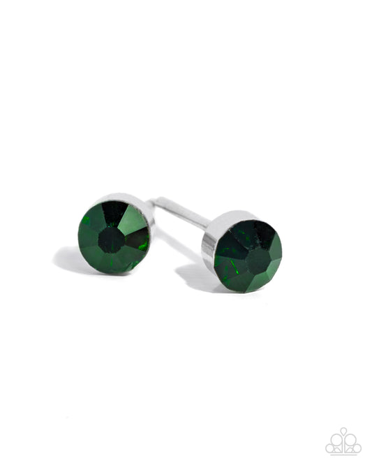 Logical Light - Green - Paparazzi Earrings