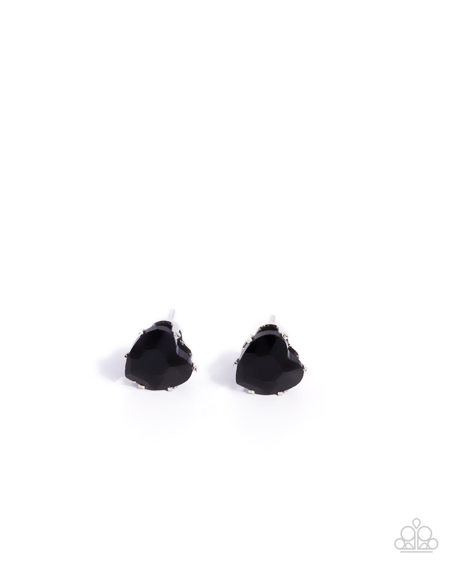 Sweetheart Stunner - Black - Paparazzi Earrings