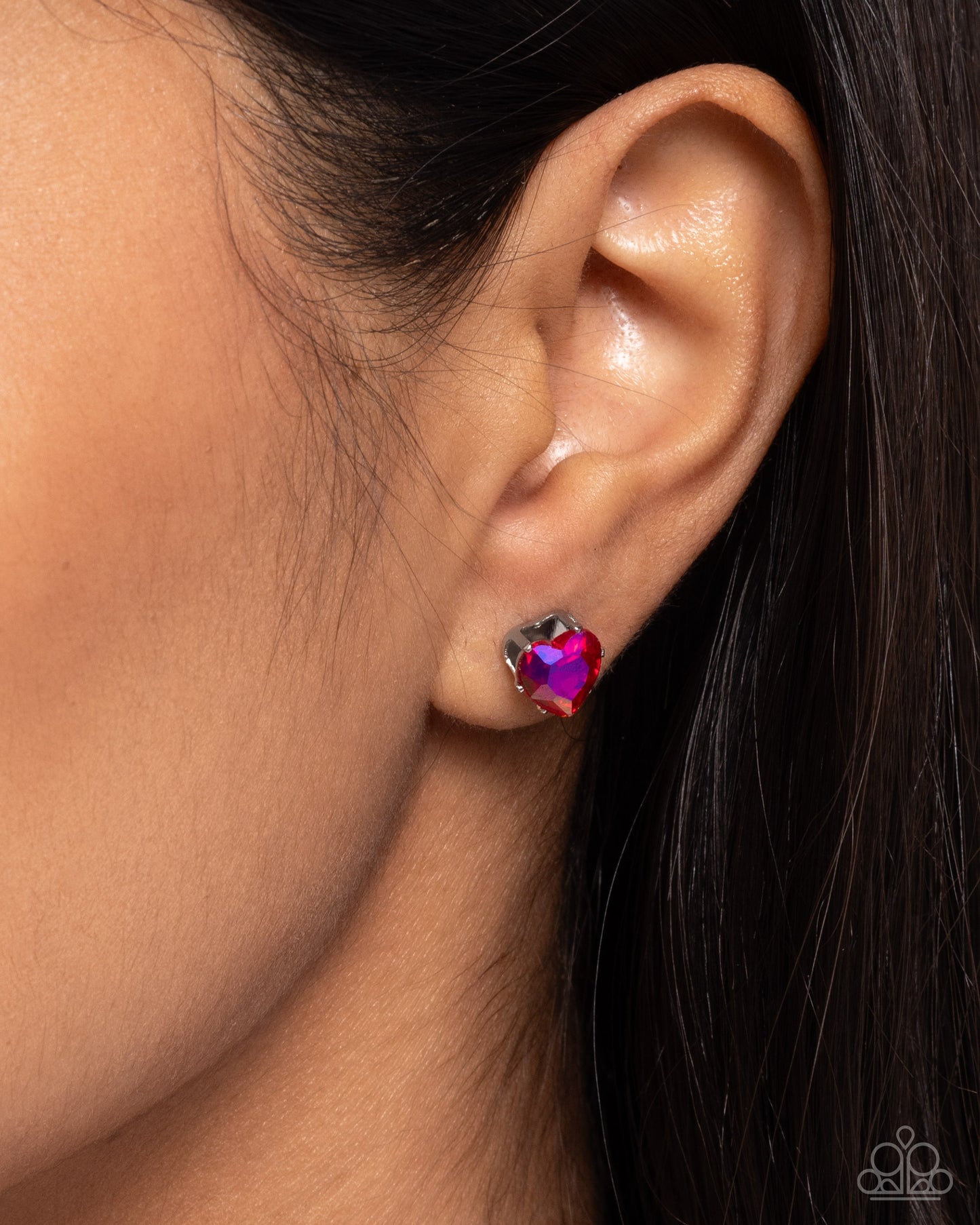 Sweetheart Stunner - Pink - Paparazzi Earrings