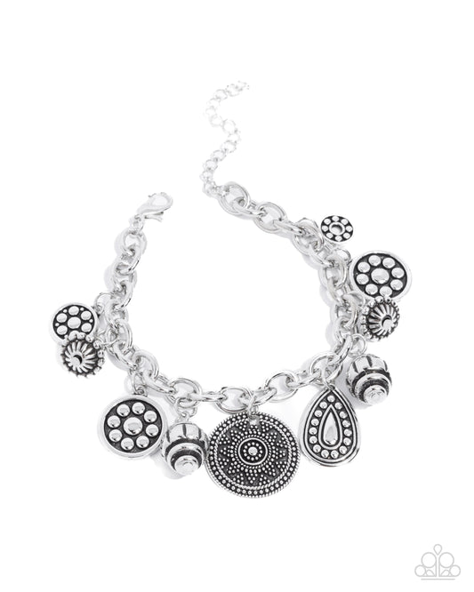 Embellished Estate - Silver - Paparazzi Bracelet