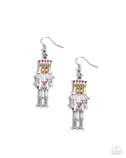 Nutcracker Nostalgia - Multi - Paparazzi Earrings