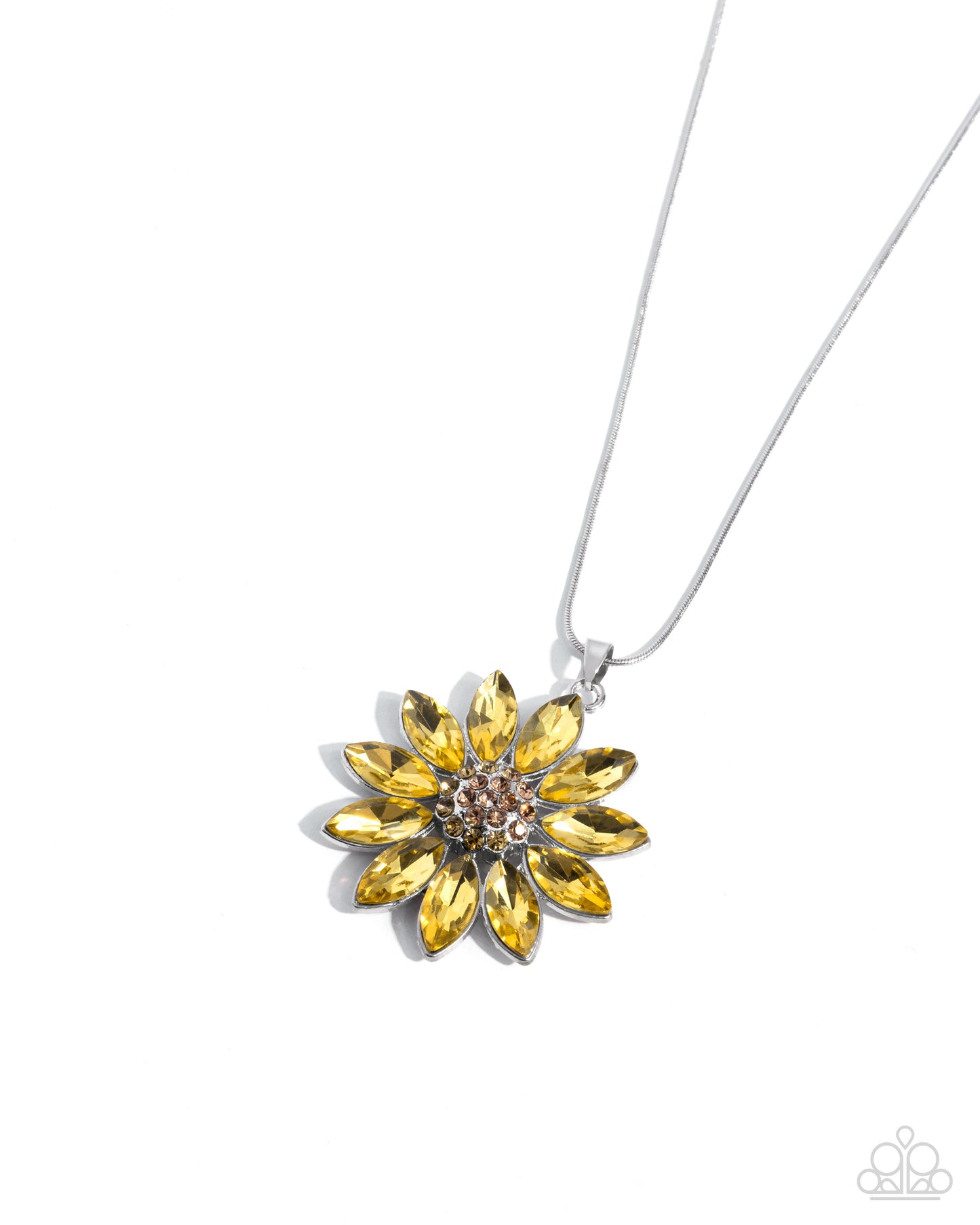 Fortunate Floral - Yellow - Paparazzi Necklace